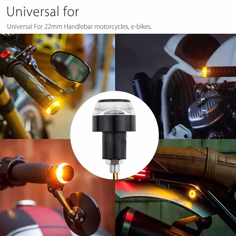 Universal Motorcycle Handlebar LED Macroeconomic Indicators With ...