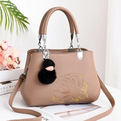 Pink sugao designer handbag women clutch bag luxury tote bag new fashion bags lady shoulder handbags phone handbag flower printed BHP