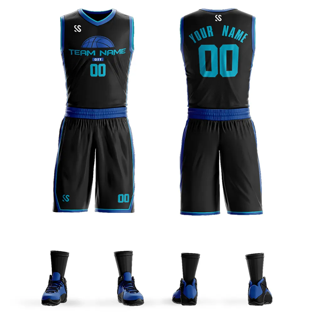 Men College Wears basketball jerseys breathable uniforms 2019 short sleeve blank college basketball team adults children sports training