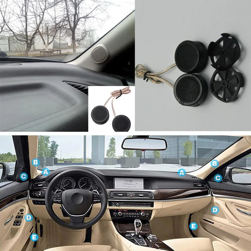 2 Stuks 500W Luidspreker Hoge Efficiëntie Auto Mini Dome Tweeter Luidspreker Super Power Audio Auto Geluid Voor Auto