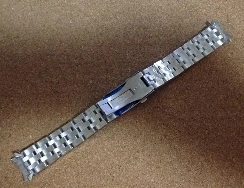 عالية الجودة 19 مم 20 مم PRC200 T17 T461 T014430 T014410 Watchband أجزاء من الذكور شريط الأساور الصلب الصلب