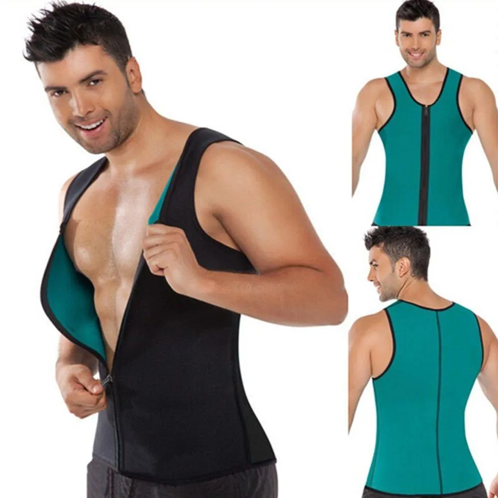 New mens Slimming Vest Neoprene Body Shaper Men Slimming Belt Corset Posture Waist Trainer Slim Corsets Shapers