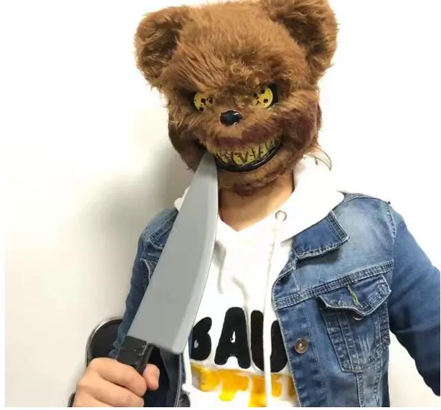 Scary sales teddy costume