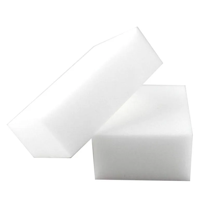 Sponge White Melamine Sponge Eraser For keyboard Car kitchen Bathroom Cleaning Melamine Clean High Desity 10x6x2cm