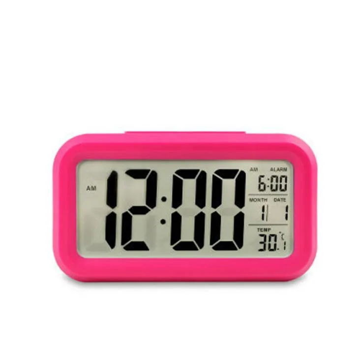 LED Digital Alarm Clock Student Table Clock with Temperature Calendar Snooze Function Clocks for Home Office Travel LX2350