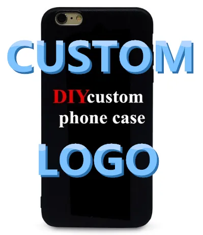 Aangepaste Logo Telefoon Case Custom Cases voor 6 7 XR XS MAX SAMSUNG GALAXY S6 S7 EDGE S8 S9 PLUS DIY Case