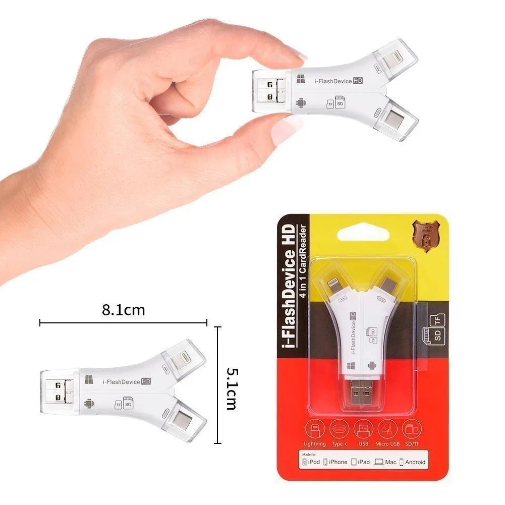 4 in 1 iflash drive card reader 4 in 1 iflash drive card reader