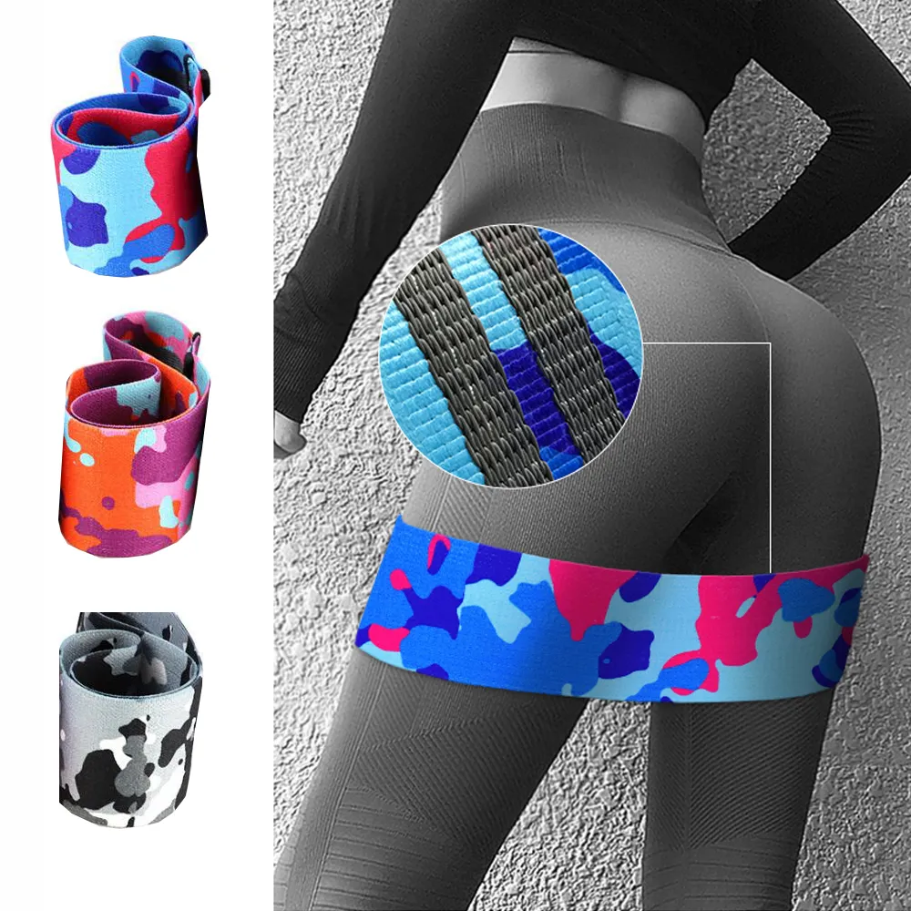 Workout Booty banda de hip Círculo de Loop Resistência banda de exercício de treino para Pernas Coxa Glute Bundas Squat Bandas antiderrapante dropshipping