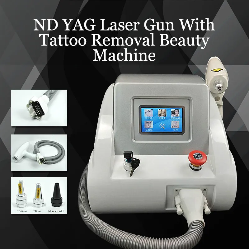 nd yag long pulse laser Новый лазер для татуировки с удалением пигментации показатель обработки прицеливания света CE