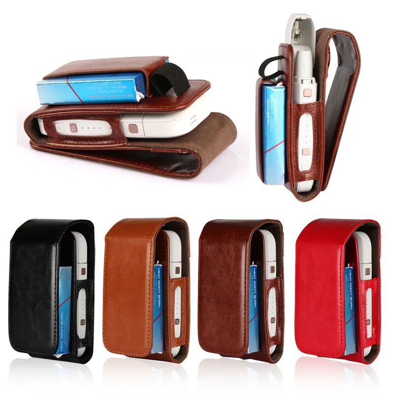 Fashion Leather Portable Mini Case For IQOS Bag Protective Cigarette Case  Cover IQOS 2.4 Plus Carrying Bag Accessories From Zhanhuainternet, $15.43