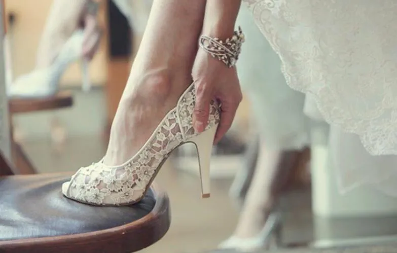 Boho hotsell wedding heels
