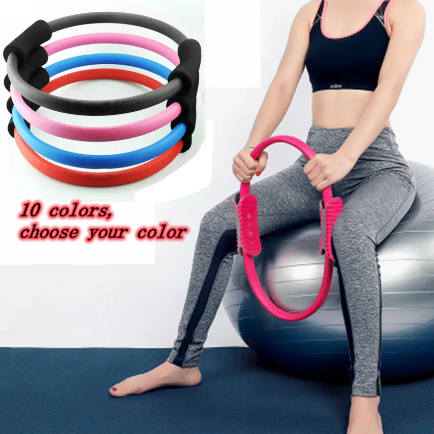 Professionell Fitness Pilates Slimming Magic Yoga Ring Slitstarka Pilates Fitness Cirkel Yoga Tillbehör Gym Träningsutrustning ZZA1129 -1