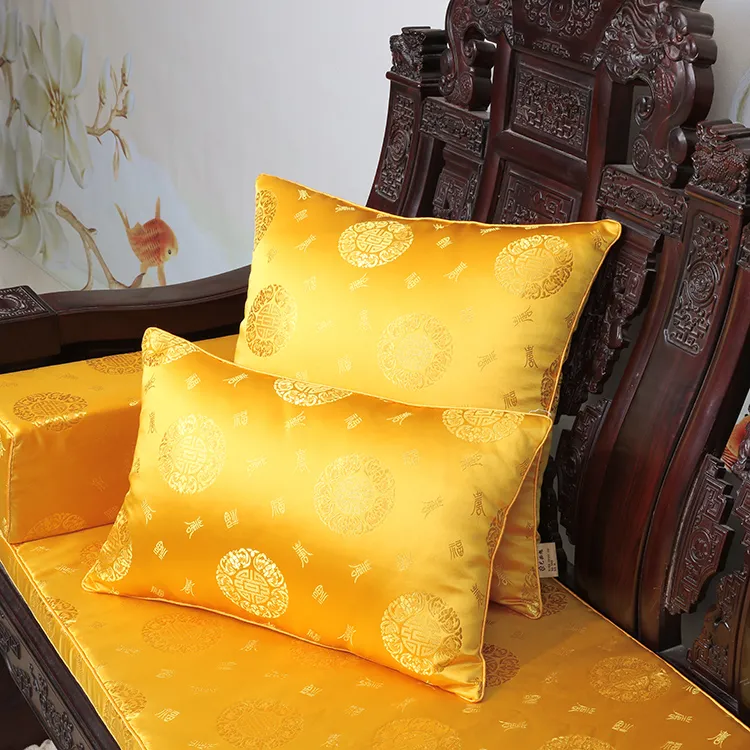 Gold seat cushions cheap