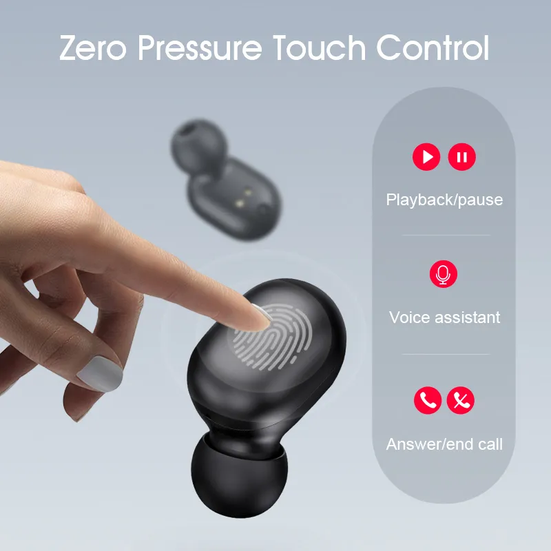 Haylou GT1 TWS Fingerprint Touch Bluetooth Earphones HD Stereo
