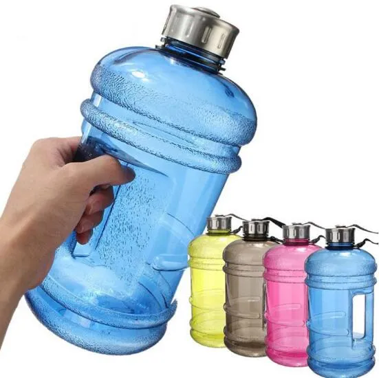 lb No se mueve Premedicación Paquete De 2 grande de 1 litros de botellas de bebida agua azul de plástico  libre de BPA Viaje Gimnasio Deportes Casa y jardín NA5644991