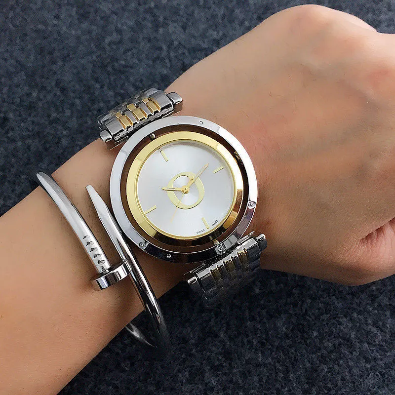 Womens Rose Gold Silver Stainless Steel Quartz Wrist... From 