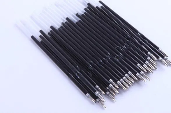 Lengte 10.8 cm = 4.25 inches unieke spuit pennen vullingen Bal Point Refill Black Color 500pcs / lot