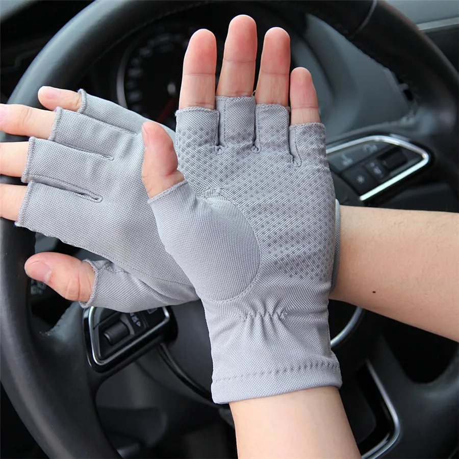 Moda Guantes Finos Para Dedos Guantes Para El Sol De Verano