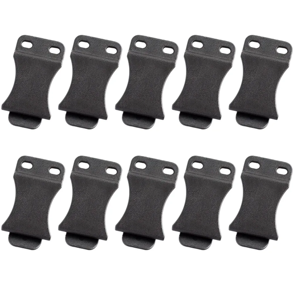 10 stks / partij Snelle clips voor 1,5 "Riemen Kydex Holster Belt Clip Loop met schroef Past IWB-toepassingen