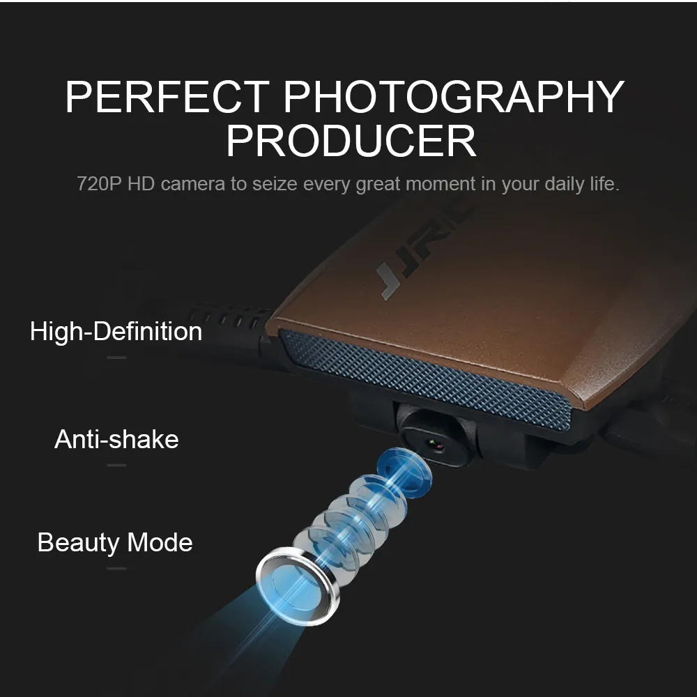 JJRC H47 ELFIE Plus 720P WIFI FPV Foldable Selfie Drone With