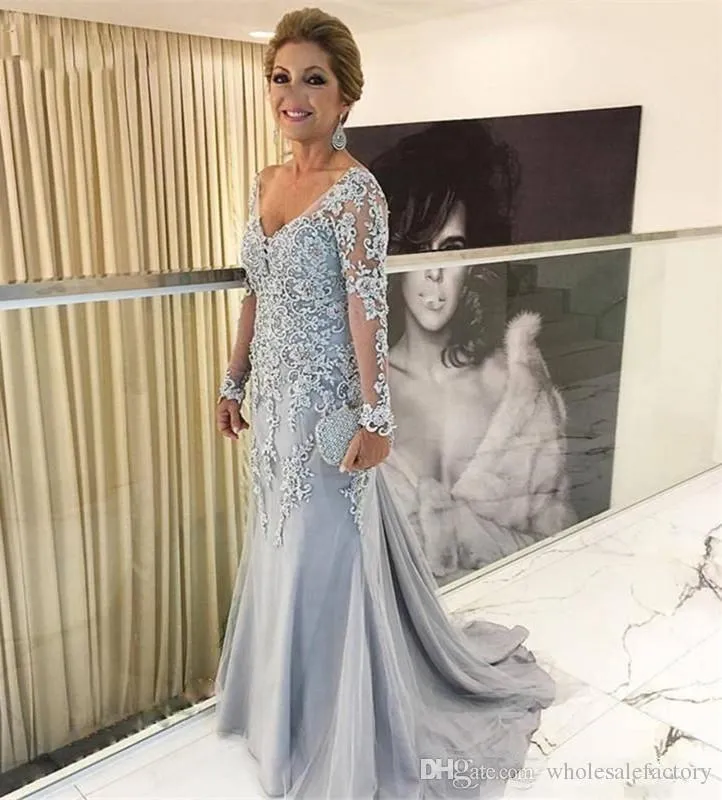 Plus size lace mother top of the bride dresses