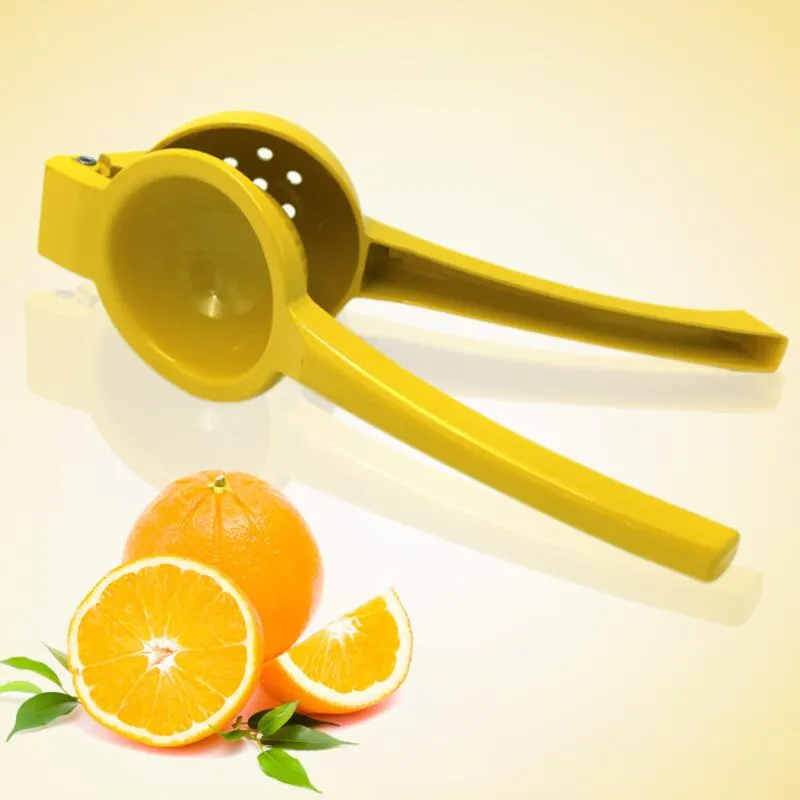 7.5 *22.5CM Lemon Clip 3 Colors Aluminium Alloy Manual Lemon Juicer Multi-function Juice Press Kitchen Mills LX9063