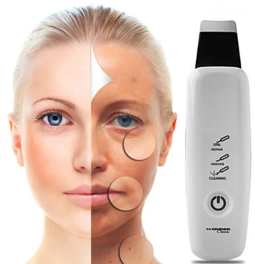 Ultrasonic Face Cleaner Pore Cleansing Device Blackhead Acne Removal Beauty Care Massager Facial Lift Machine