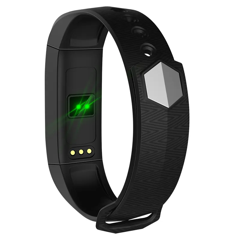 För Original iPhone X 8 8P Samsung Sony Mobiltelefon Smart Armband Klocka CD02 Hjärtfrekvens Monitor Fitness Tracker IP67 Vattentät Smart Band