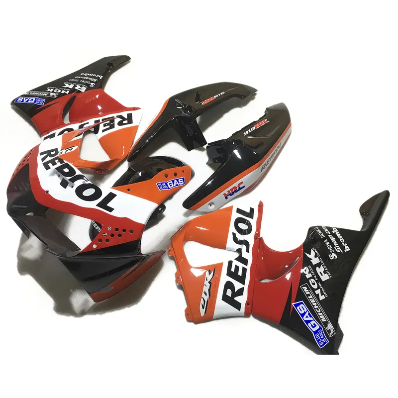 100% Fairing Kit för Honda CBR900 RR Fairings 98 99 CBR900RR Motorcykel Set CBR919 1998 1999 KJ88