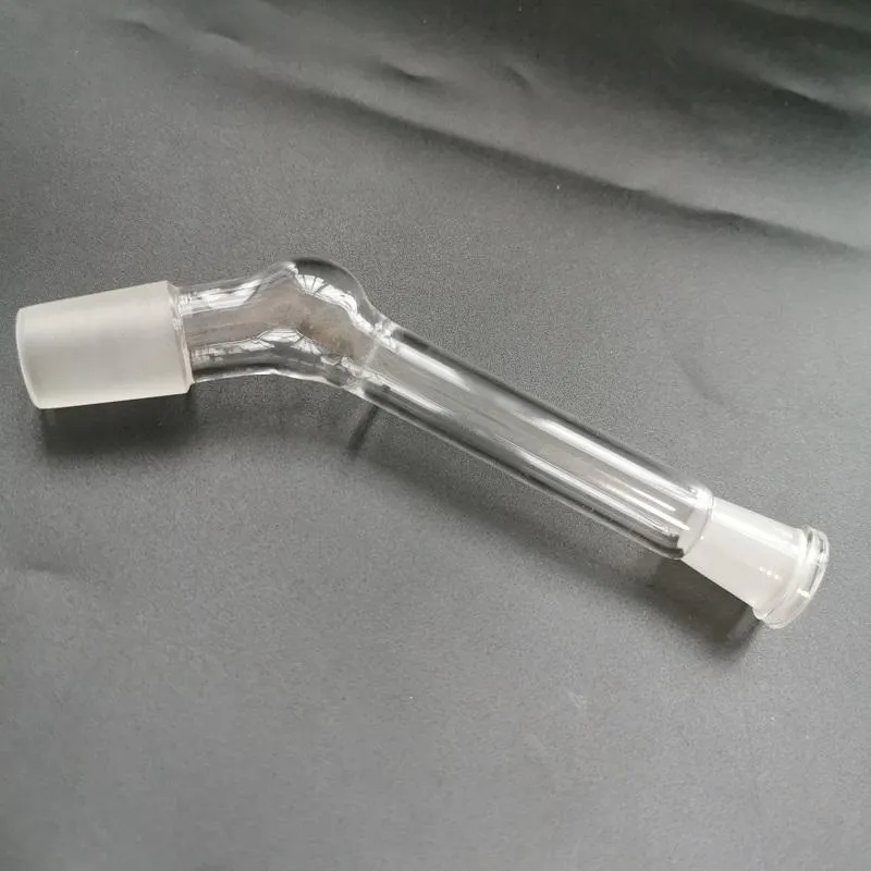 Byte Glasadapter Bent 18mm Man till 10mm Kvinna Frostat Glass Mini Whip för Arizer V-Tower