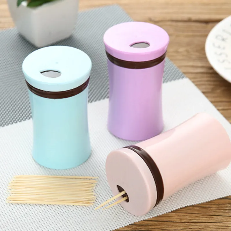 Sweet Toothpick Holder Container Household Table Storage Box Toothpick Dispenser (without toothpick empty)