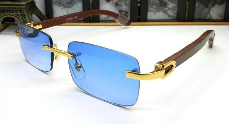 New Cool Fashion Mens Wooden Sunglasses Sport Buffalo Horn Glass