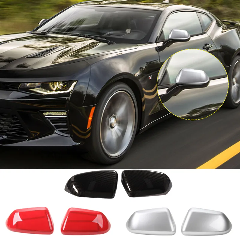 Couvercle de décoration de rétroviseur pour Chevrolet Camaro, accessoires d'intérieur de voiture, réglementation américaine