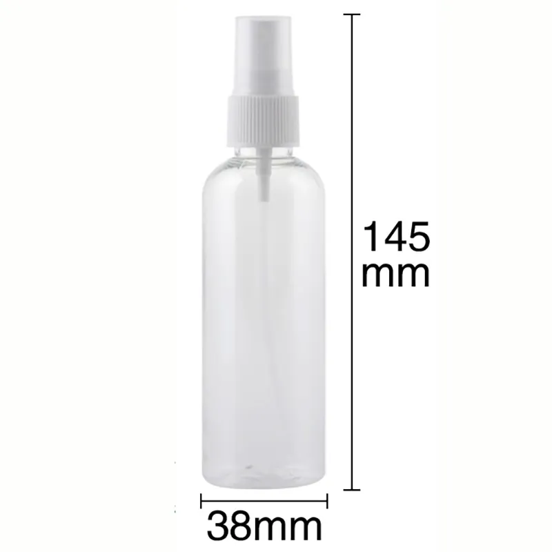 Frete grátis 100ml recarregável mulheres toner spray garrafa cosmético maquiagem frascos de pulverizador de perfume