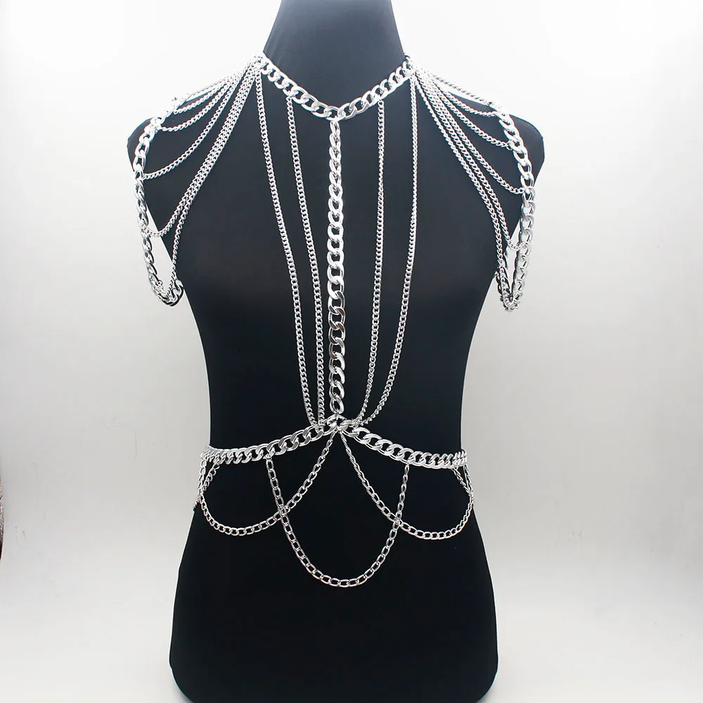 Shoulder chain body jewelry hotsell