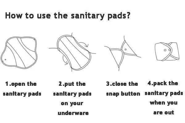 how to use sanitary pads