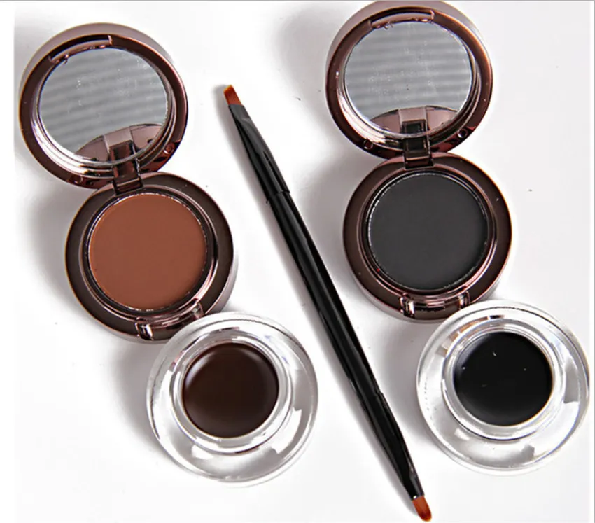 Music Flower 2 In 1 Gel Brown Gel Eyeliner & Eyebrow Powder Makeup Palette  Waterproof, Natural Eye Liner Cosmetics Set In Black And Brown For  Dropshipping From Famousmakeup, $7.77