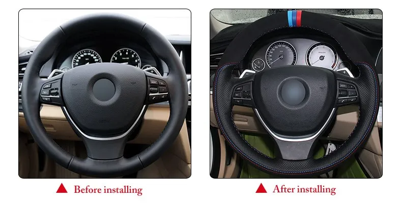 for BMW 730Li steering wheel covers