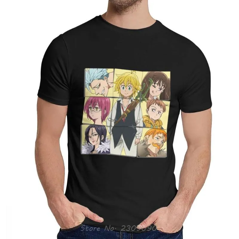 NANATSU NO TAIZAI - Os Sete Pecados Preta - Camiseta de Animes