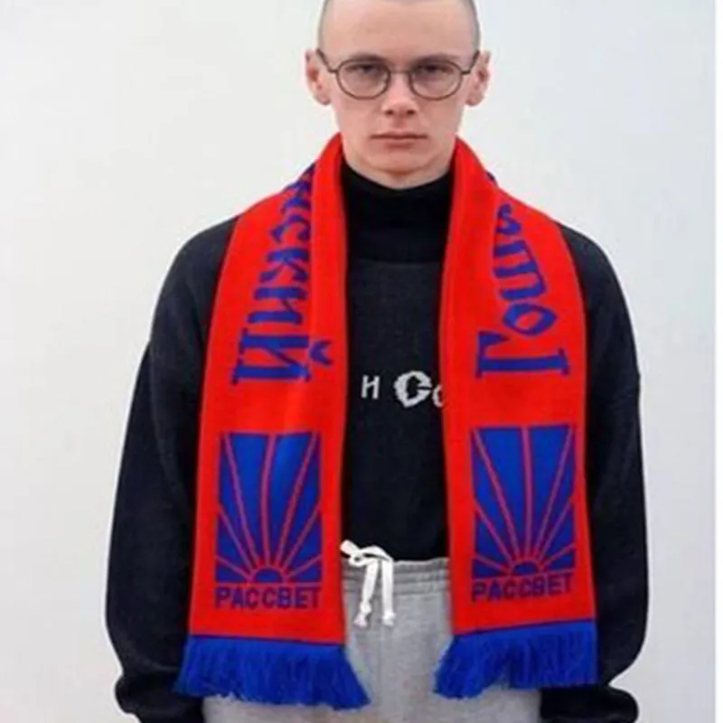 Designer Knitted Scarf - Unisex Hip Hop Style, Soft Cotton