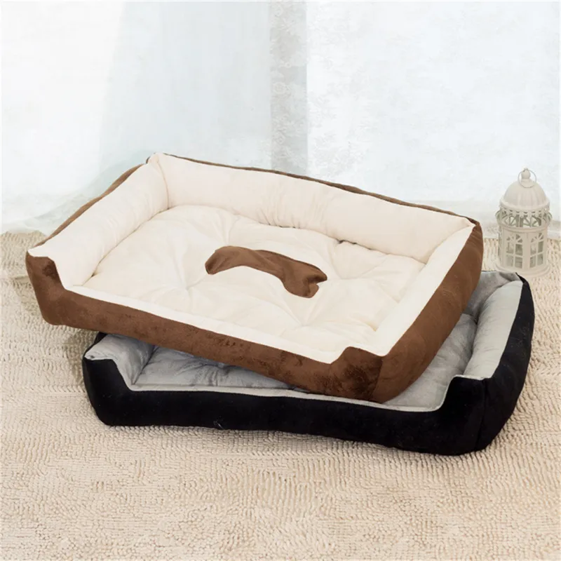 XXS/XS/S/M/L/XL Soft Fleece Pet Dog Bed Non Slip Bottom Dog Cushion Mat