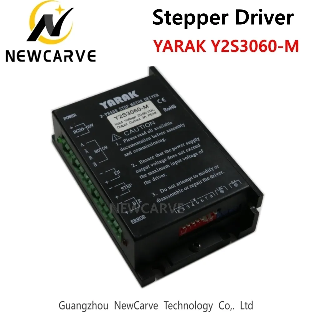 Yueming Stepper Motor Driver Yarak Y2S3060-M 20-60VDC para grabado láser y máquina de corte Newcarve