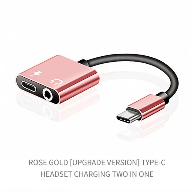 2 En 1 USB C à 3.5mm Adaptateur De Prise Casque, Belker Nylon Tressé 2 - Foto 12