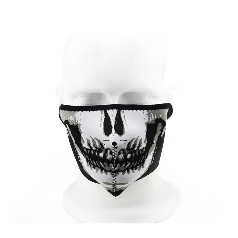Maschera tattica Airsoft mezza faccia per protezione da tiro all'aperto NO03-401
