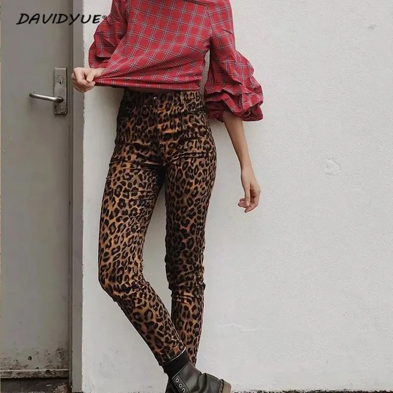Jeans leopardo online mujer