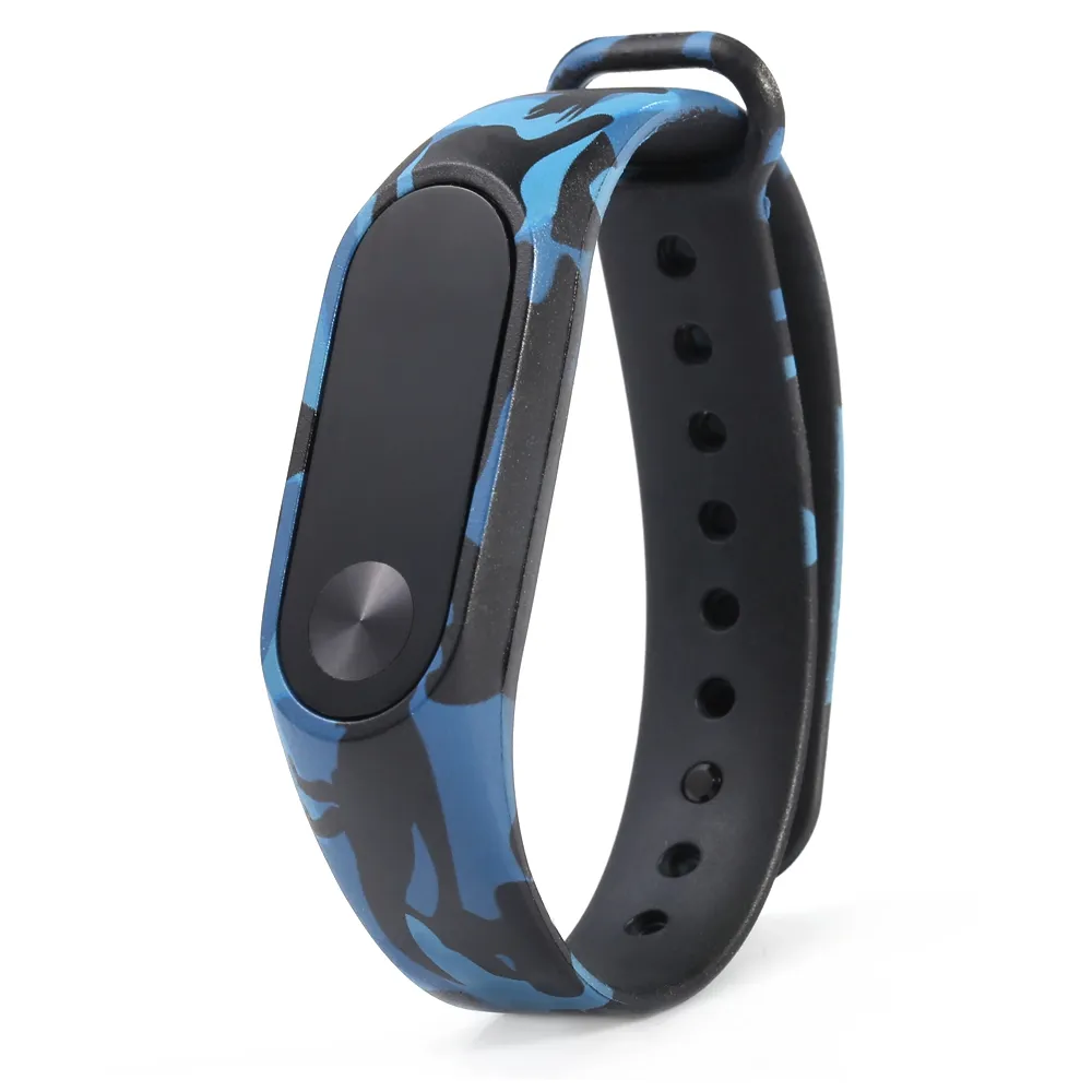 Mode Camouflage Pattern Watch Strap för Xiaomi Mi Band 2