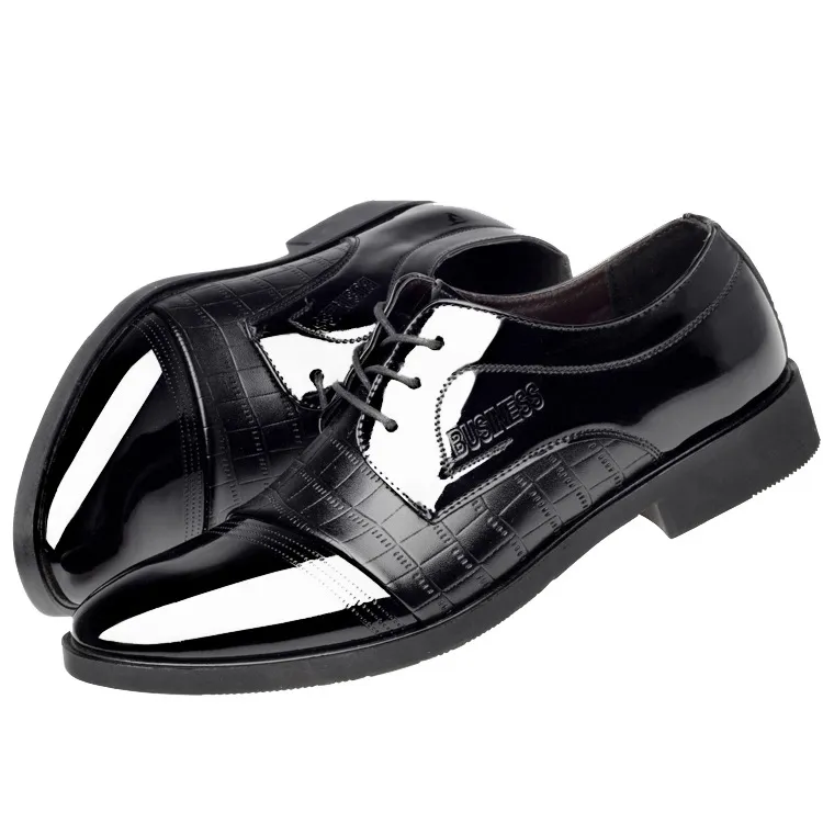 Venda quente-homens sapatos de crocodilo marrom vestido elegante homens sapatos formal coiffeur homens sapatos de casamento marca de sapatos oxford masculino soulier homme