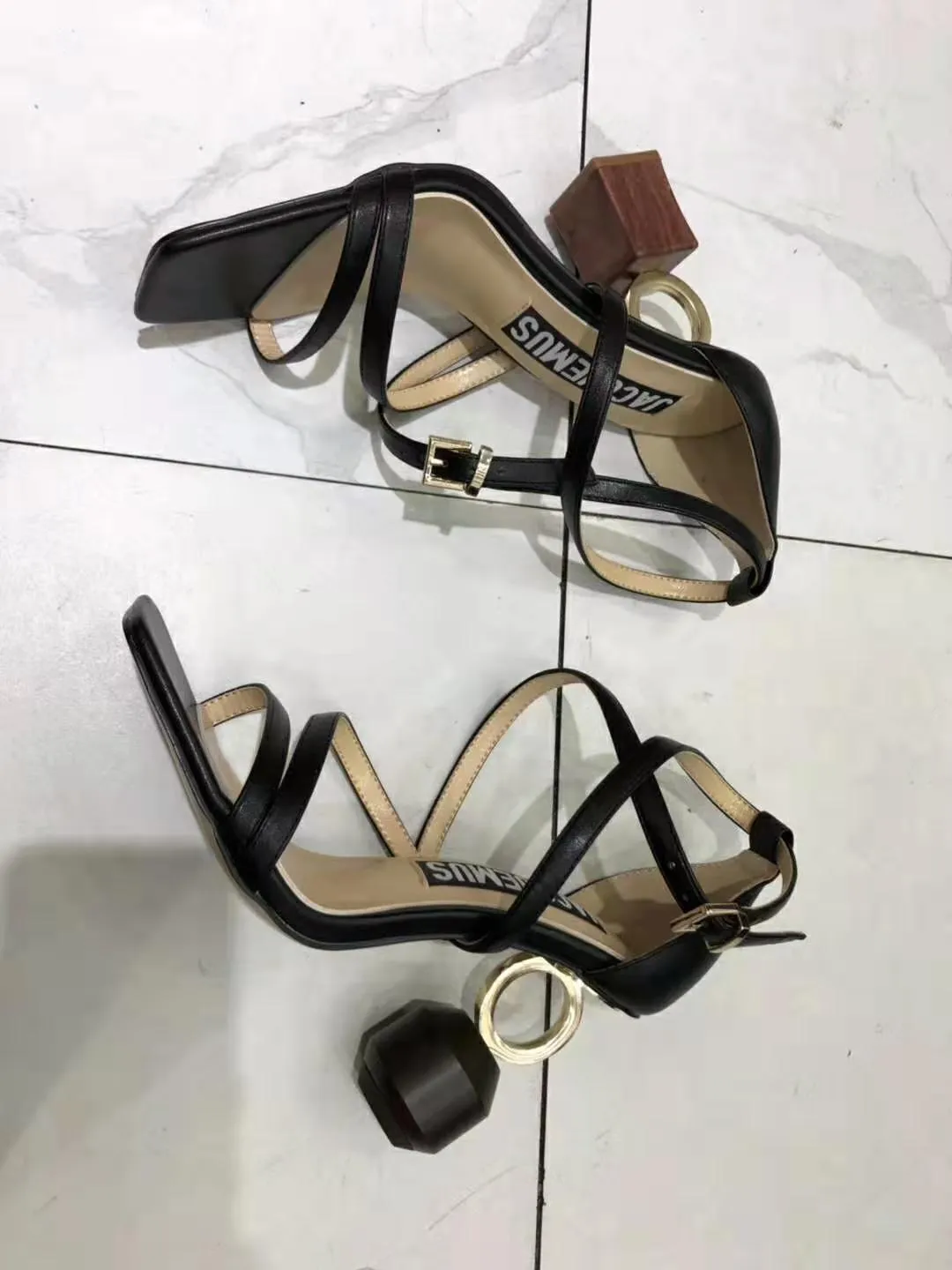 cinturini in pelle nera cinture design donna croce moda sandali gladiatore scarpe scarpe da festa estive sandali da donna sandali con tacco alla moda