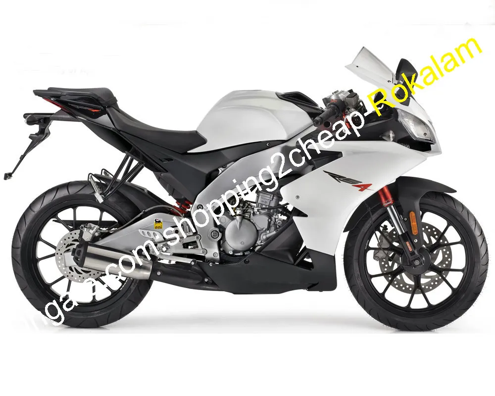 For Aprilia RS4 125 2012 2013 2014 2015 RS4 50 12 13 14 15 Black White ABS Motorcycle Fairing (Injection molding)