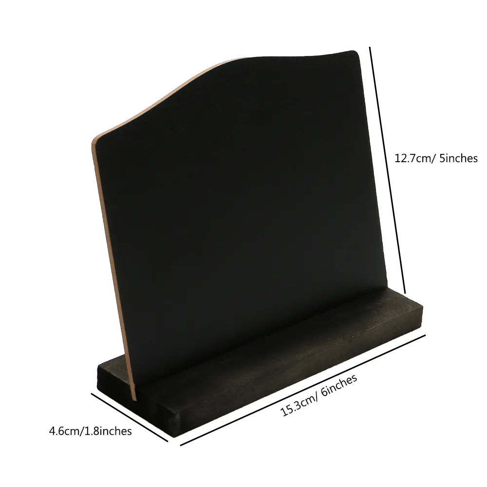 A6 Table Top Blackboard Stand Menu Stand Price Display Chalk Notice Board Counter Top Bulletin Board Desk Sign Poster Stand